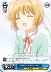 Sakura: Hospitable (CCS/WX01-088 U) [Cardcaptor Sakura: Clear Card]