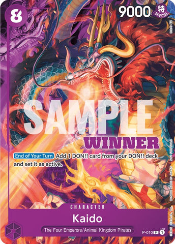 Kaido - P-010 (Winner Pack Vol. 1) [One Piece Promotion Cards]