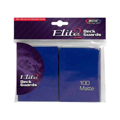 BCW Deck Guard Elite 2 Anti-Glare - Blue