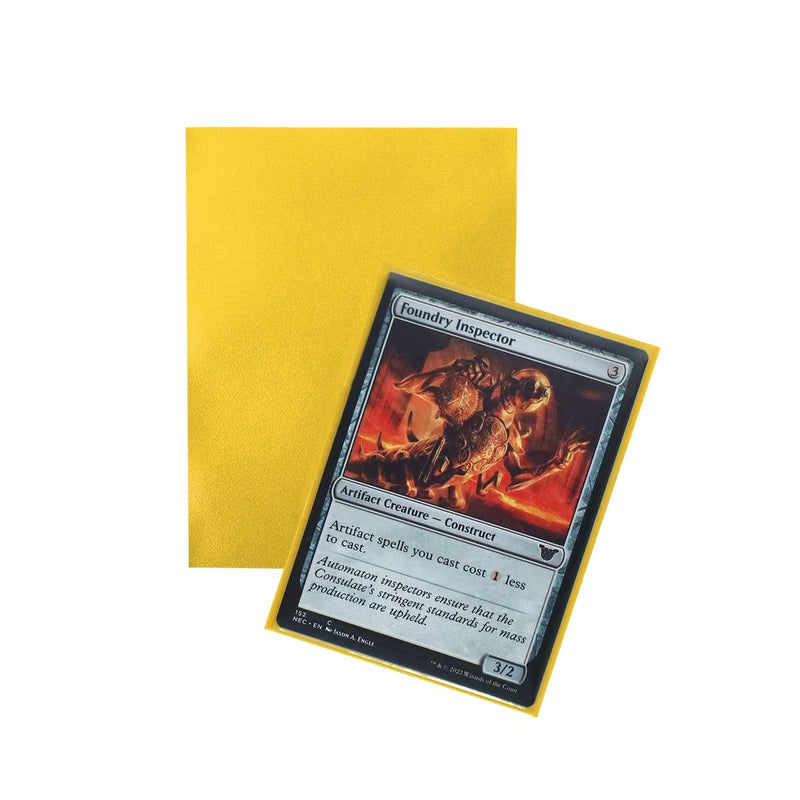 BCW Iridian Matte Sleeves - Yellow