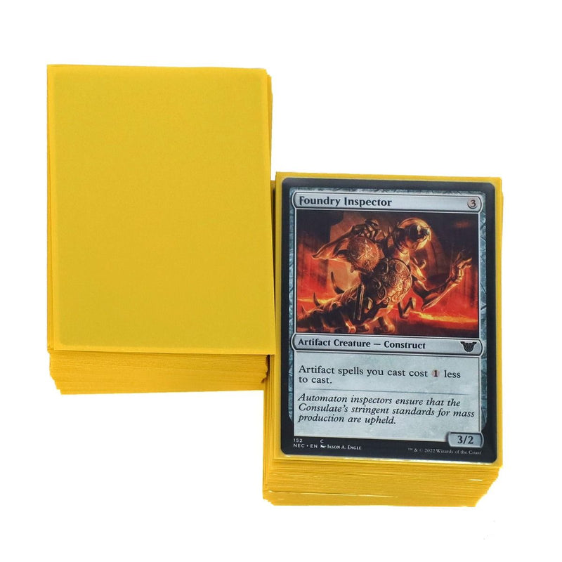 BCW Iridian Matte Sleeves - Yellow