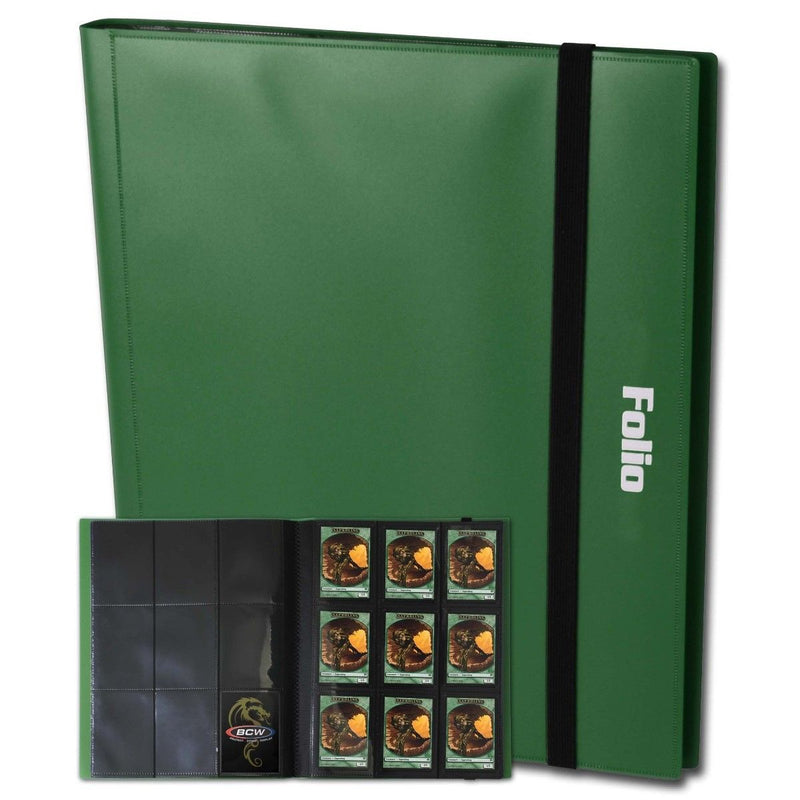 BCW Folio 9-Pocket Album - Green