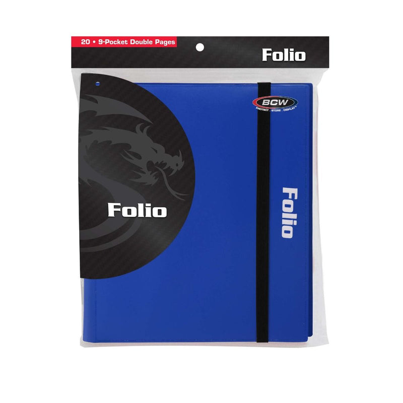 BCW Folio 9-Pocket Album - Blue