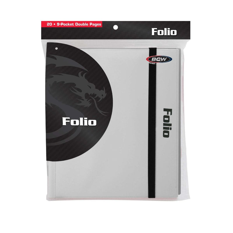 BCW Folio 9-Pocket Album - White