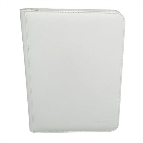 Ultra PRO: Vivid 9-Pocket Zippered PRO-Binder - White