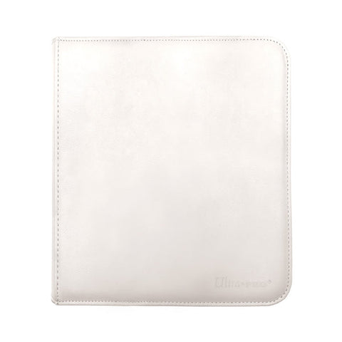 Ultra PRO: 12-Pocket Zippered PRO-Binder - Vivid (White)