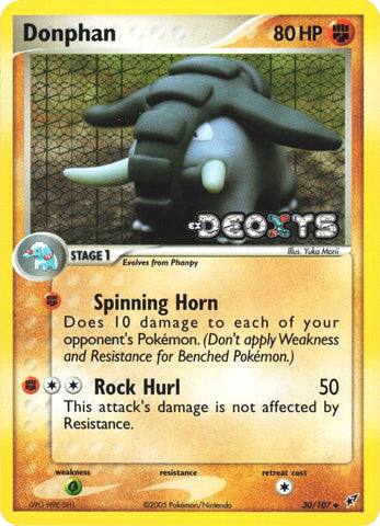 Donphan (30/107) (Stamped) [EX: Deoxys]