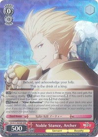 Noble Stance, Archer (FZ/S17-E058R RRR) [Fate/Zero]