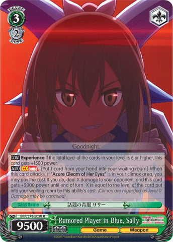 Rumored Player in Blue, Sally (BFR/S78-E038 R) [BOFURI: I Don't Want to Get Hurt, so I'll Max Out My Defense]