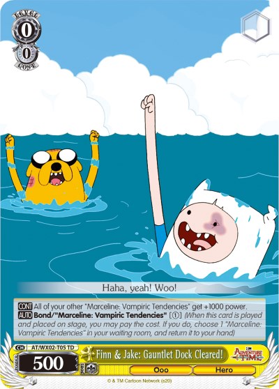 Finn & Jake: Gauntlet Dock Cleared! (AT/WX02-T05 TD) [Adventure Time]