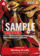 Monkey.D.Luffy - P-007 (Winner Pack Vol. 1) [One Piece Promotion Cards]