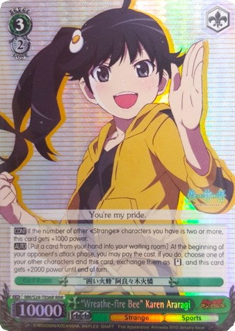 “Wreathe-fire Bee” Karen Araragi (NM/S24-TE06R RRR) [NISEMONOGATARI]