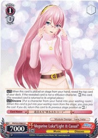 Megurine Luka"Light & Casual" (PD/S22-E063 U) [Hatsune Miku -Project DIVA- f]