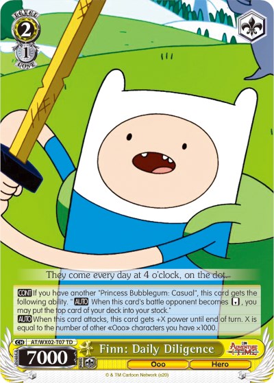 Finn: Daily Diligence (AT/WX02-T07 TD) [Adventure Time]