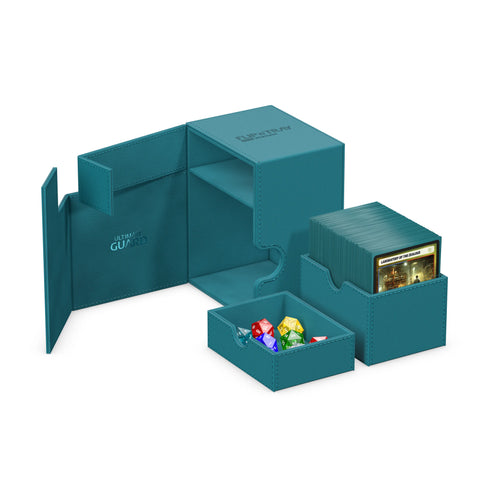 Flip'n'Tray 133+ Deck Box Monocolor - Petrol