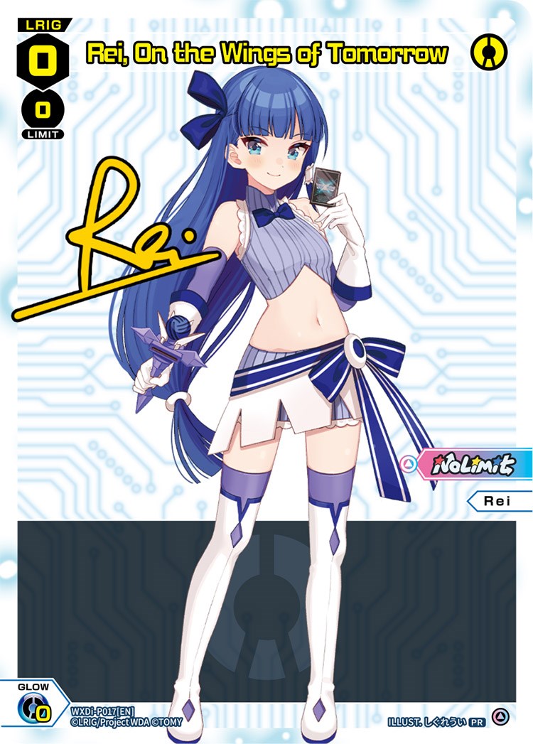 Rei, On the Wings of Tomorrow (WXDi-P017) [Promo Cards]