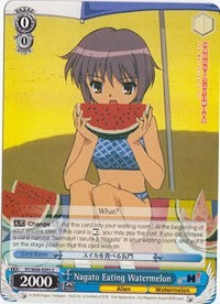 Nagato Eating Watermelon (SY/W08-E091 C) [The Melancholy of Haruhi Suzumiya]