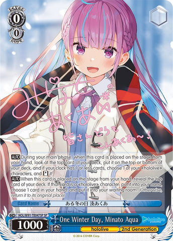 One Winter Day, Minato Aqua (HOL/W91-TE047SP SP) [hololive production]