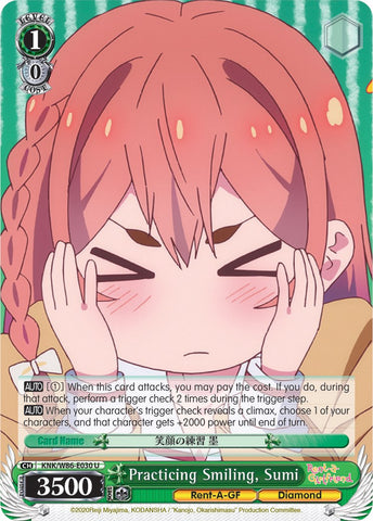 Practicing Smiling, Sumi (KNK/W86-E030 U) [Rent-A-Girlfriend]