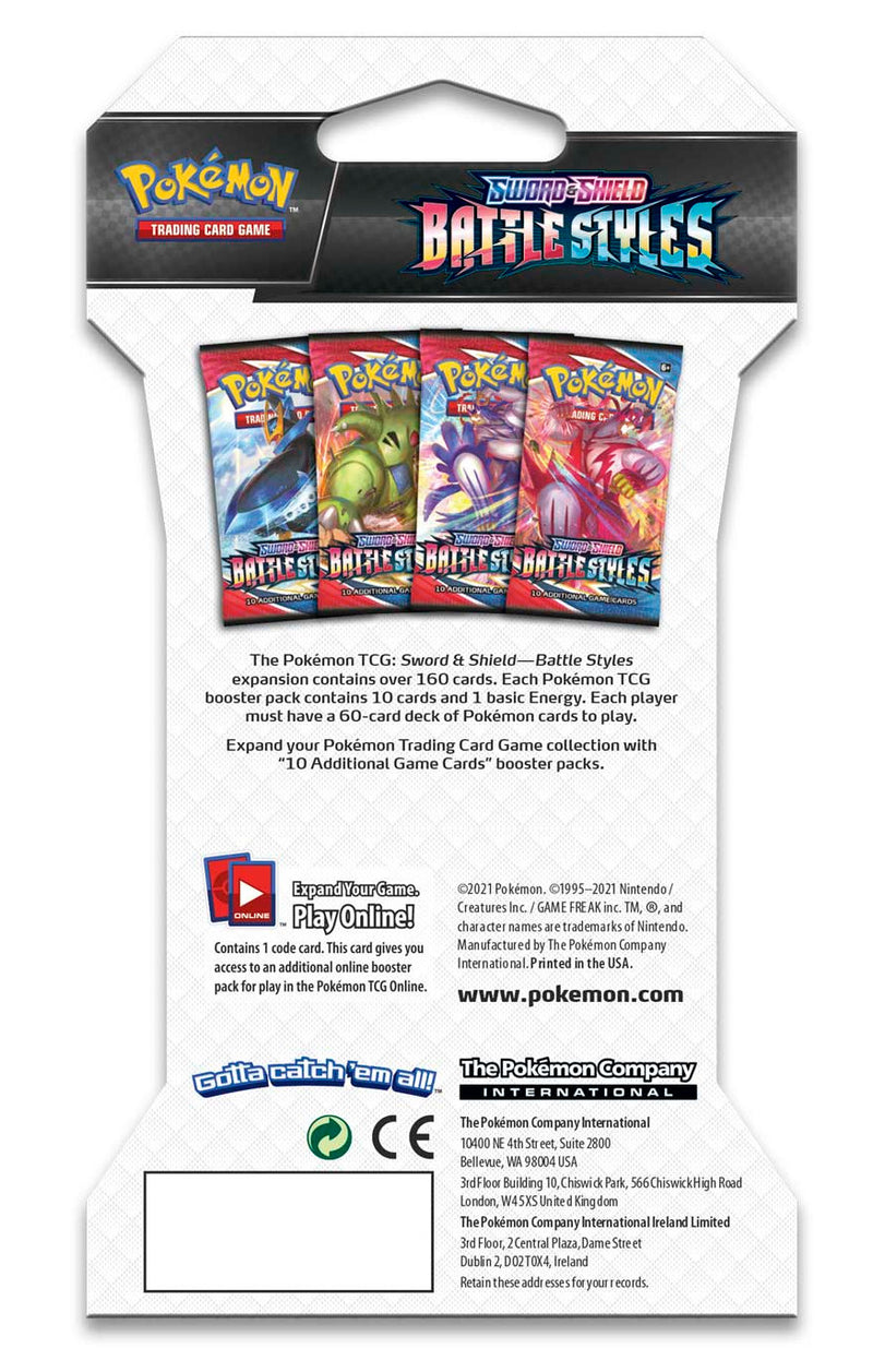 Sword & Shield: Battle Styles - Sleeved Booster Pack