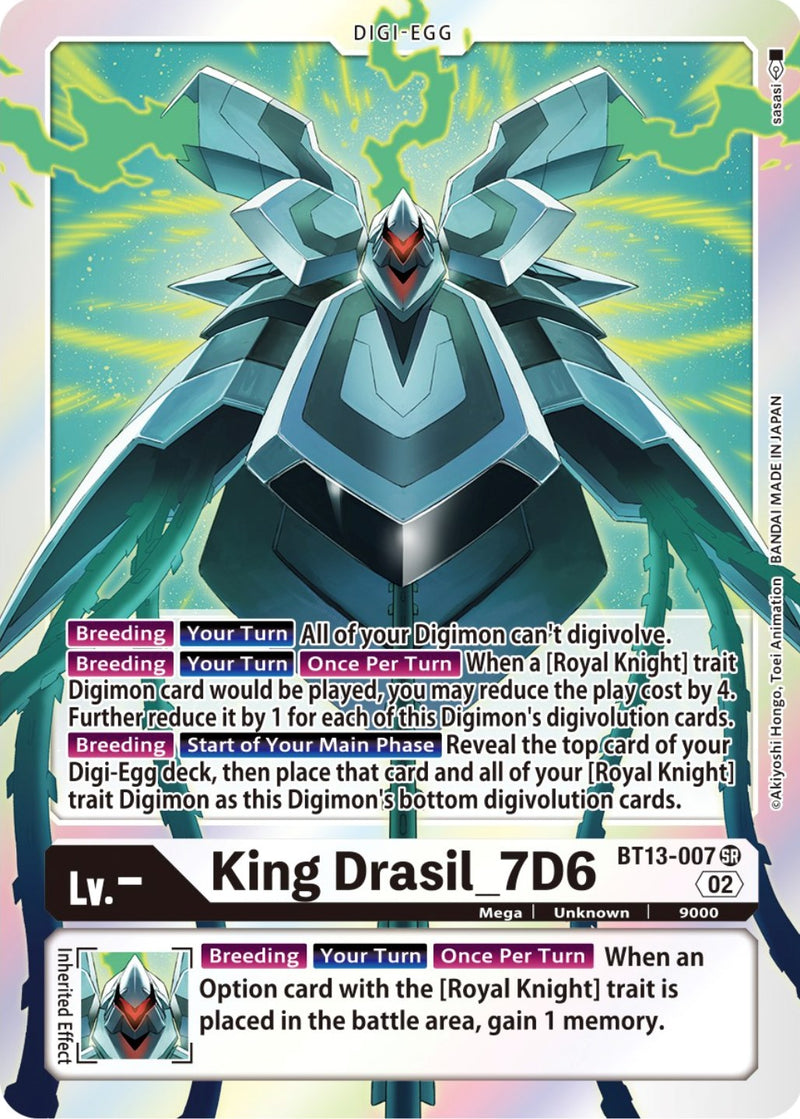 King Drasil_7D6 [BT13-007] [Versus Royal Knight Booster]