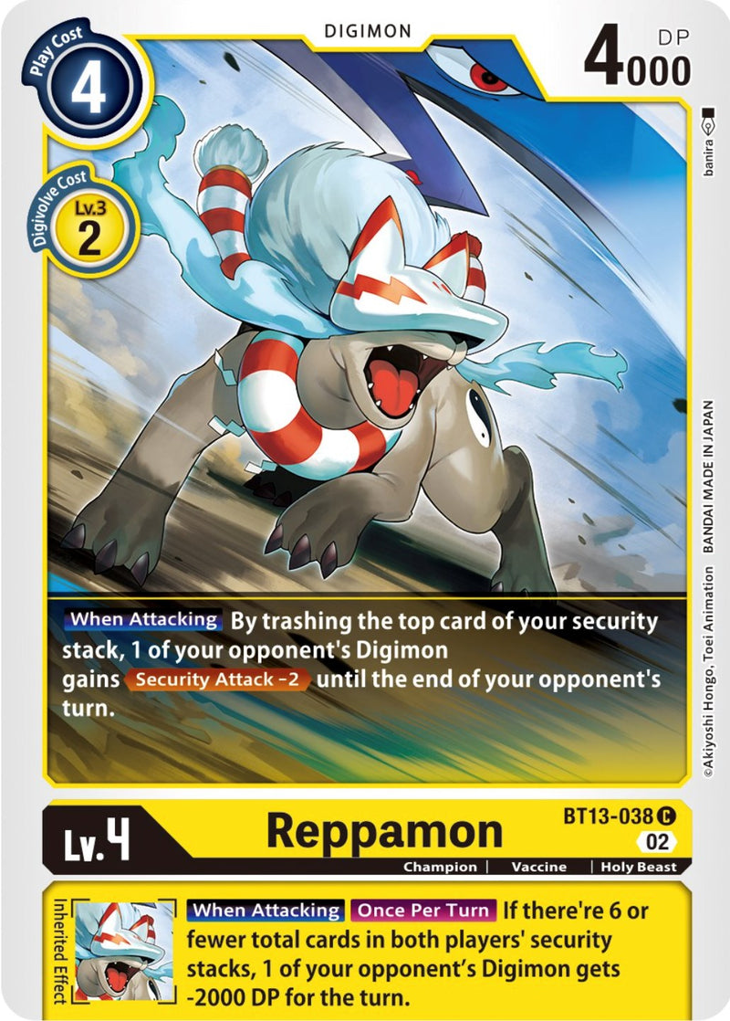 Reppamon [BT13-038] [Versus Royal Knight Booster]