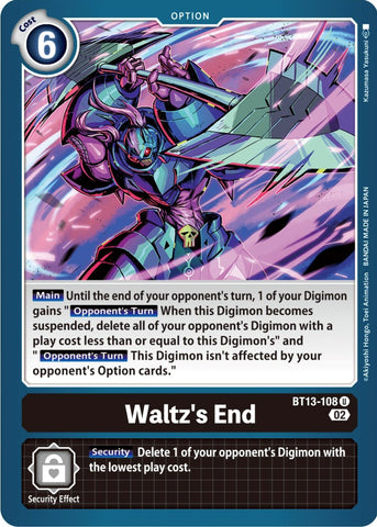 Waltz's End [BT13-108] [Versus Royal Knight Booster]