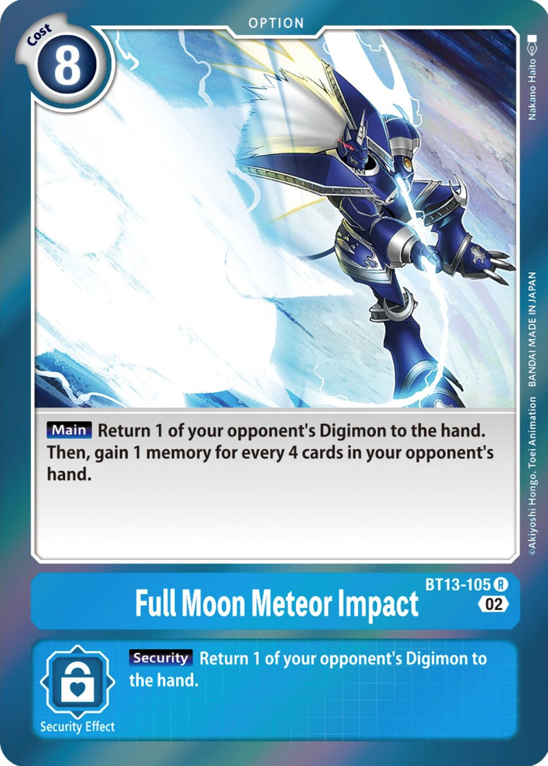 Full Moon Meteor Impact [BT13-105] [Versus Royal Knight Booster]