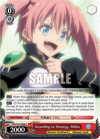 According to Strategy, Milim [That Time I Got Reincarnated as a Slime Vol.3]