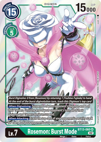 Rosemon: Burst Mode [BT13-060] [Versus Royal Knight Booster]