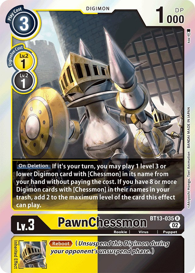PawnChessmon [BT13-035] [Versus Royal Knight Booster]
