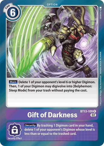 Gift of Darkness [BT13-109] [Versus Royal Knight Booster]