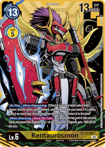 Kentaurosmon [BT13-046] (Alternate Art) [Versus Royal Knight Booster]