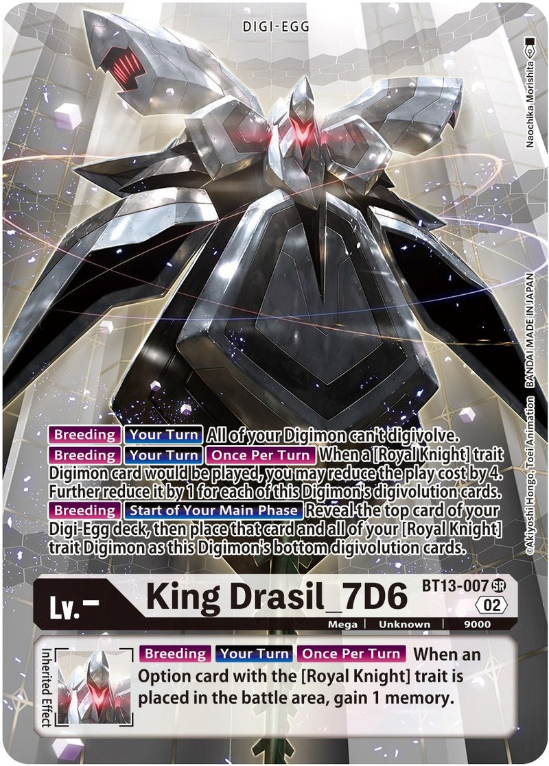 King Drasil_7D6 [BT13-007] (Alternate Art) [Versus Royal Knight Booster]