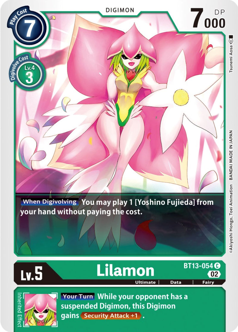 Lilamon [BT13-054] [Versus Royal Knight Booster]