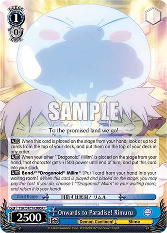 Onwards to Paradise! Rimuru [That Time I Got Reincarnated as a Slime Vol.3]