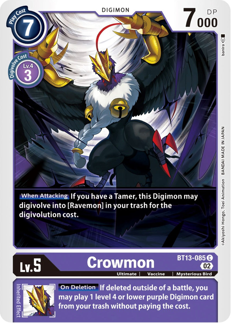 Crowmon [BT13-085] [Versus Royal Knight Booster]