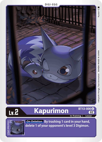 Kapurimon [BT13-006] [Versus Royal Knight Booster]