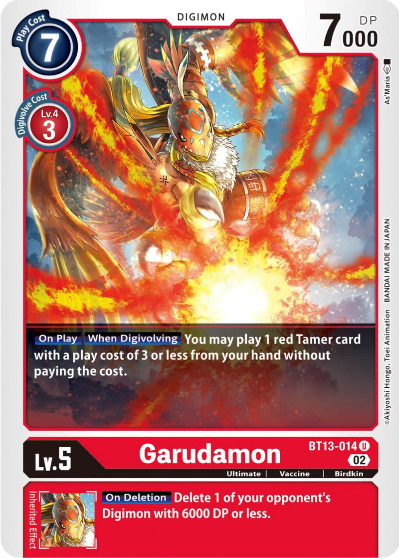 Garudamon [BT13-014] [Versus Royal Knight Booster]