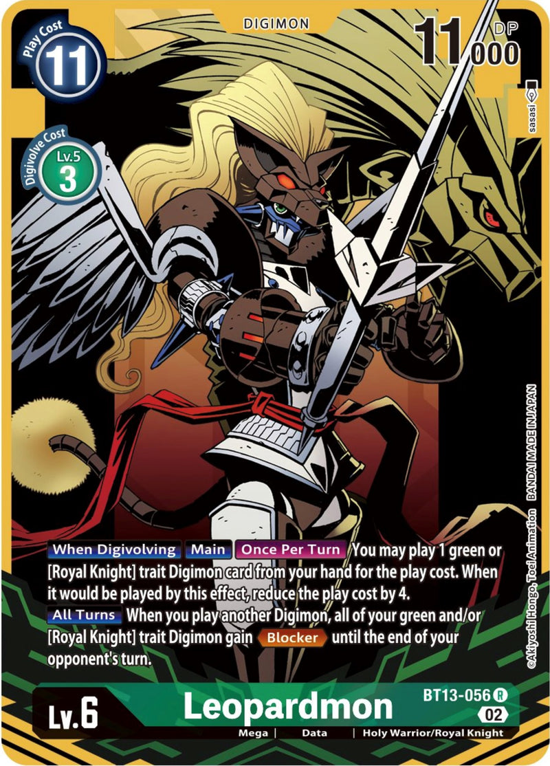 Leopardmon [BT13-056] (Alternate Art) [Versus Royal Knight Booster]