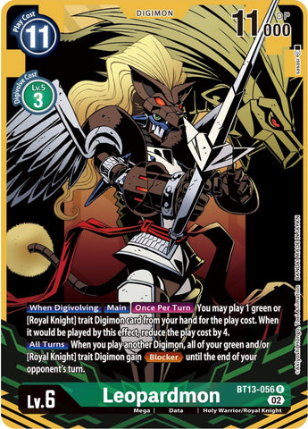 Leopardmon [BT13-056] (Alternate Art) [Versus Royal Knight Booster]