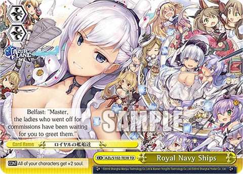 Royal Navy Ships (AZL/S102-TE38 TD) [Azur Lane]