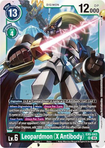 Leopardmon [EX5-043] (X Antibody) [Animal Colosseum]