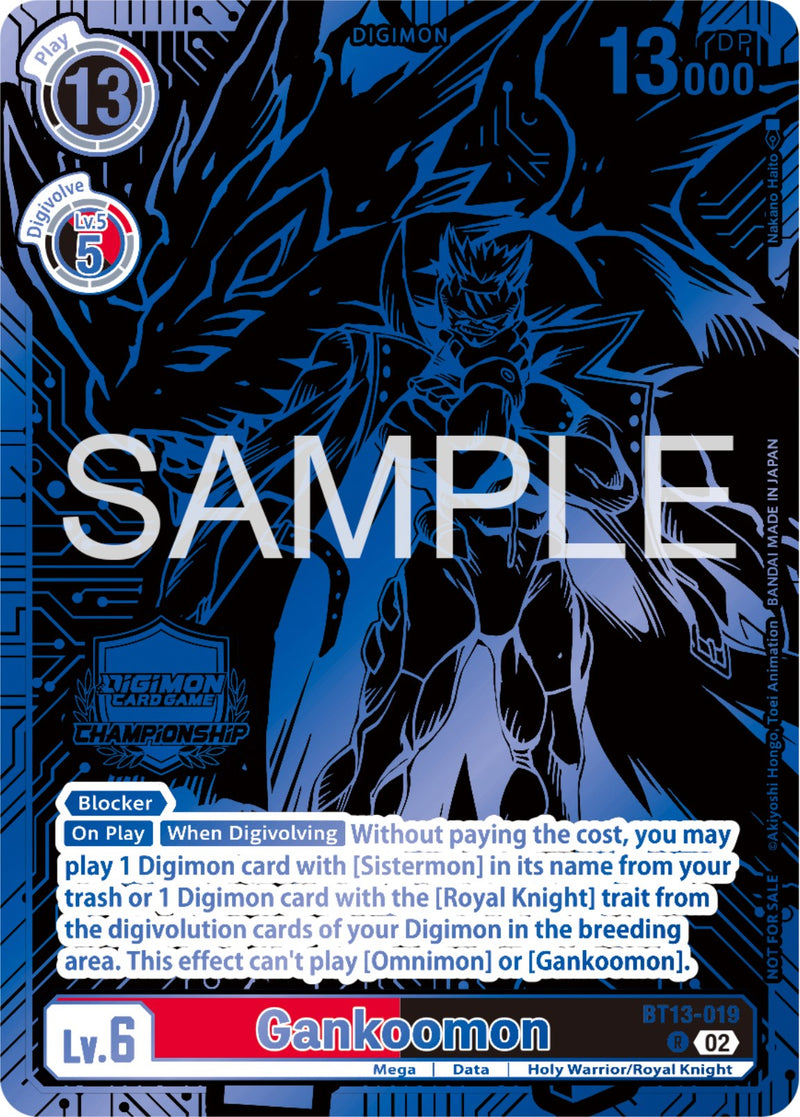 Gankoomon [BT13-019] - BT13-019 (2023 Championship Finals Top 16) [Versus Royal Knight Promos]