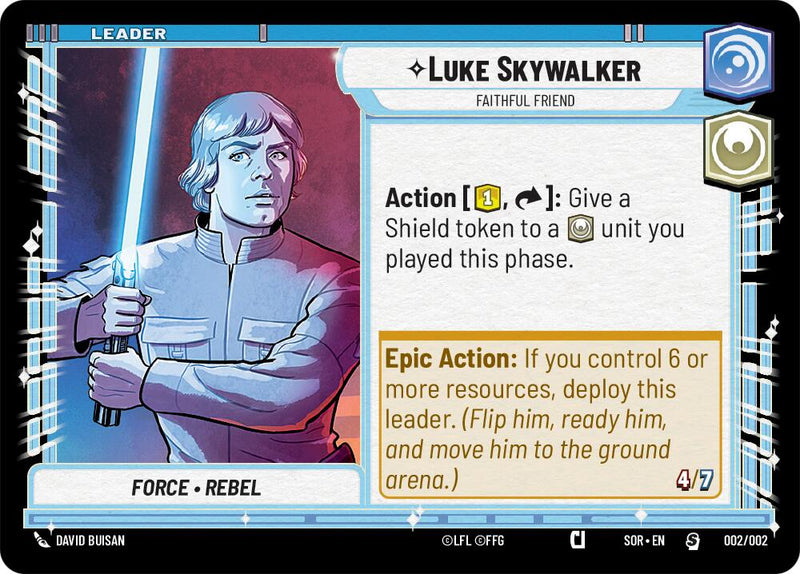 Luke Skywalker - Faithful Friend (002/002) [Spark of Rebellion Promos]