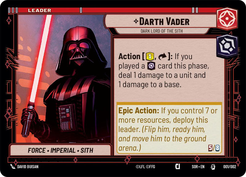 Darth Vader - Dark Lord of the Sith (001/002) [Spark of Rebellion Promos]