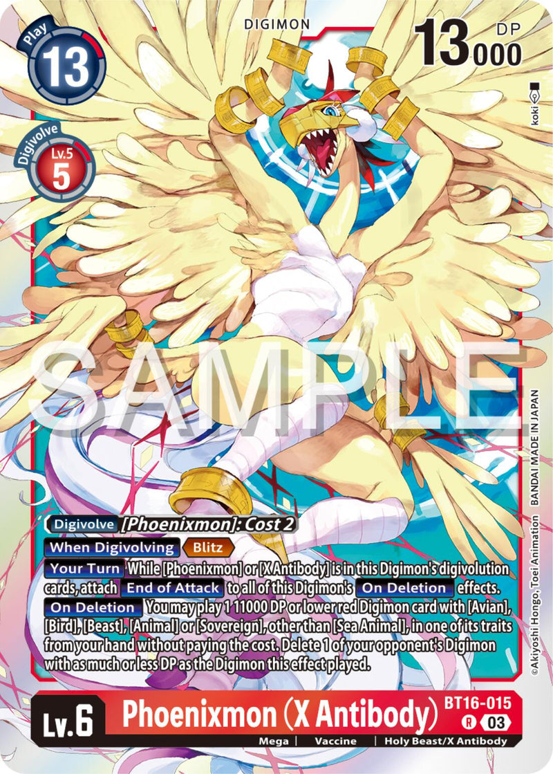 Phoenixmon [BT16-015] (X Antibody) [Beginning Observer]