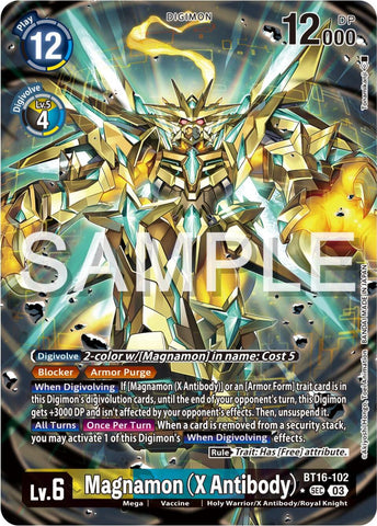 Magnamon [BT16-102] (X Antibody) (Alternate Art) [Beginning Observer]