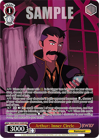 Arthur: Inner Circle (RWBY/WXE01-32OFR OFR) [RWBY: Premium Booster]