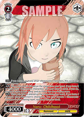 Nora: Childhood (RWBY/WXE01-36OFR OFR) [RWBY: Premium Booster]